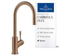 Villeroy & Boch VB-9254 00 04, Kitchen Sink tap Umbrella Flex, Copper