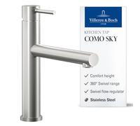 Villeroy & Boch VB-9278 00 LC, Kitchen Sink tap Como Sky, Brushed Steel