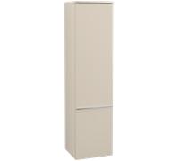 Villeroy & Boch Venticello - Tall cabinet with 1 door & hinges right 404x1546x372mm soft grey/soft grey