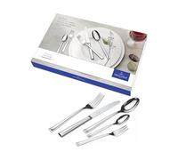 Villeroy & Boch - Victor Cutlery Set 30 Pieces for 6 People, Dishwasher Safe, Rustproof, Knife, Fork, Spoon, Luxury Cutlery Set, Dinner, 18/10 Stainless Steel