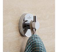 Villeroy & Boch Towel Hook Elements Tender, Zinc Wall-Mount, Chrome, 54 x 32 x 54 mm
