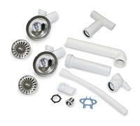 Villeroy-Boch Villeroy & Boch 90mm Chrome Basket Strainer Waste Kit For Ceramic Sinks - 8K22 00 61