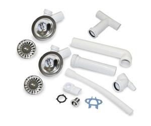 Villeroy-Boch Villeroy & Boch 90mm Chrome Basket Strainer Waste Kit For Ceramic Sinks - 8K22 00 61