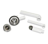 Villeroy-Boch Villeroy & Boch 90mm Chrome Basket Strainer Waste Kit Model 8276 00 61, 18/10 Stainless Steel