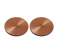 Villeroy-Boch Villeroy & Boch 90mm Universal Strainer Waste Cover Cap - Brushed Copper Stainless Steel, 2-Pack