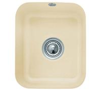 Villeroy-Boch Villeroy & Boch Cisterna 45 Ceramic Undermount Single-Bowl Kitchen Sink, Cream, 370 X 435 X 200 mm, 5-Year Guarantee