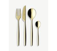 Villeroy & Boch Villeroy & Boch Metrochic Gold-Plated Stainless Steel Cutlery Set 24 Pieces Gold