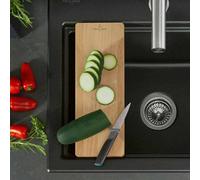 Villeroy-Boch Villeroy & Boch Oak Chopping Board, 358 X 128 X 20 mm, Oiled Wood, Non-Slip Rubber Base, 2-Year Guarantee