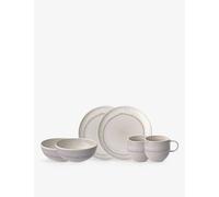 Villeroy & Boch Villeroy & Boch Perlemor Sand Porcelain Six-Piece Breakfast Dining Set