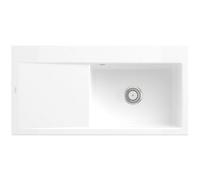 Villeroy-Boch Villeroy & Boch Subway Style 60 Flat 1-Bowl Ceramic Kitchen Sink Lhd - Flush-Fit, No Waste
