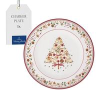Villeroy & Boch Winter Bakery Delight Decorative Premium Porcelain Serving Plate, Red/Multi-Colour, 32 cm