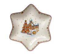 Villeroy & Boch - Winter Bakery Delight Serving Bowl Red, Microwave Safe, Christmas, Decoration, Table, Bowl, Dining Room Decor, Premium Porcelain