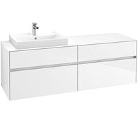 Villeroy en Boch Double Vanity Unit Collaro Wall-mounted 1600x500x548mm Glossy White C02200DH