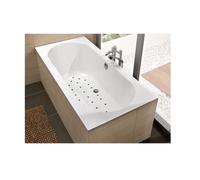 Villeroy et Boch Whirlpool Bath Oberon 1900x900mm Rectangular Alpine White UAC199OBE2B1V01