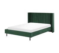 Bed Velvet VILLETTE 160 x 200 cm (EU King Size) Dark Green