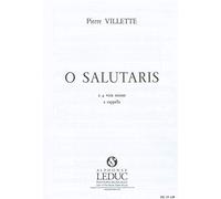 Villette: O Salutaris: SATB: Vocal Score