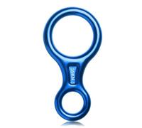 ViLLeX 14.6 * 7.5cm 8 Word Climbing Ring Rope Descender Gear Belay Device Downhill Eight Rings 35KN Figure Rock Climbing Descenders