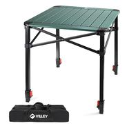 VILLEY Folding Camping Table, Lightweight Aluminium Portable Table (Medium)