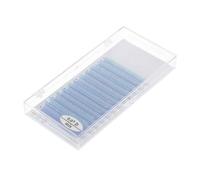 VILLFUL 1 Box Fluorescent Fake Eyelashes Neon Blue-green Synthetic Lashes Mixed Soft Dense Dramatic False Lashes for Parties Club Date Eye Makeup