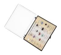 VILLFUL 1 Box Mini Crystal Stone Collection Irregular Rough Mineral Rocks with Bright Colors and Fine Texture for Educational Geology Specimens and Decorative Display