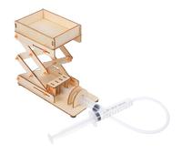 VILLFUL 1 Set Lab Jack Versatile Hydraulic Lift Platform for Science Experiments Interactive Educational Fun for Parent Activity Develops Motor Skills