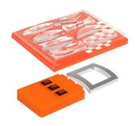VILLFUL 1 Set Multifunction Reflector Optical Experiment Set for Physics Teaching Includes Convex Lens Refraction Prism Concave Mirror and Linear Light Source for Student Demonstration