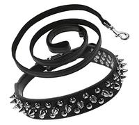VILLFUL 1 Set Spiked for Breeds Rivet Design Lightweight and Comfortable for Daily Walks and Unique Cosplay Decor