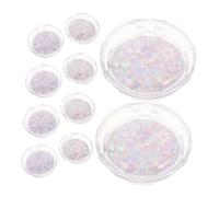 VILLFUL 10 Pcs Lash Tray Organizer with Thick Transparent Plastic False Eyelash Storage Boxes for Travel and Daily Use Compact Stackable Cosmetic Containers for Lash Lovers and