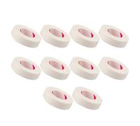 VILLFUL 10 Rolls Eyelash Extension Tape Adhesive Tape, Non-woven Fabric, White, Cut to Shape and Size, Skin Friendly, for Eyelash Extension, Women