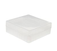 VILLFUL 100-well Cryovial Storage Box for 1.5ml 1.8ml 2ml Freezing Tubes Plastic Microcentrifuge Tube Organizer Lid Polycarbonate Sample Storage for Lab Use