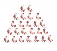 VILLFUL 100pcs Christmas Wooden Buttons Cartoon Style Lightweight Durable Coat Accessories for DIY Crafts Knitting Crochet Holiday Decoration Gift