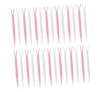 VILLFUL 100Pcs Double-fold Eyelid Forks Y-shape Makeup Applicators for Hooded Eyes Lightweight Cosmetic Supplies for Women Portable Eye Lid Lift Accessories Random Colors Random Color