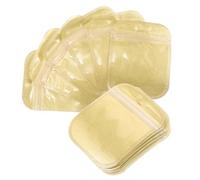 VILLFUL 100pcs Gold Packaging Bags for Jewelry Small Resealable Bags for Earring Packaging for Selling Per Plastic Material for Small Business Jewelry Storage and Organization