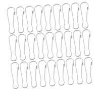 VILLFUL 100pcs Multi-Function Spring Metal Hanging Hooks Clips Sturdy Professional Display Hook for Wind Chimes Plants Lamps Outdoor Use