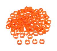 VILLFUL 100pcs Pigeon Leg Bands Plastic Pigeon Leg Rings Birds Foot Rings for Small Poultry and Birds Identification