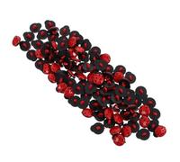 VILLFUL 100pcs Plastic Ladybug Buttons for Sewing and Scrapbooking, 13x16mm Novelty Ladybird Sew-on Buttons for Clothing, DIY Crafts, and Knitting Supplies