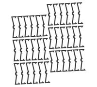 VILLFUL 100pcs Plastic Pegboard Hook Locks Clips for Hanging Peg Hooks Secure Fastening Pegboard Clips Easy Installation for Garage Wall Tool Organization