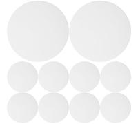 VILLFUL 100pcs Quantitative Filter Paper Cotton Labs Experiment Absorbent Paper for Water Analysis and Chemical Filtering and Flexible for Laboratory Use