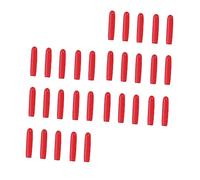 VILLFUL 100Pcs Red Silicone Tweezers Caps Protective Covers for Eyelash Extension Tips Soft for Professional Beauty Use Cosmetic School Home