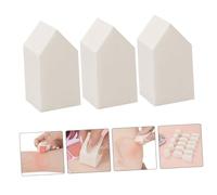 VILLFUL 100pcs Small Disposable Makeup Powder Synthetic Latex Smooth Surface Cosmetic Blending Pads for Facial Makeup Application and Setting