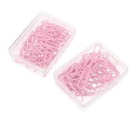 VILLFUL 100pcs Small Oval Metal Paperclips Binder Clips for Office School Home Document Organization Teacher Supplies