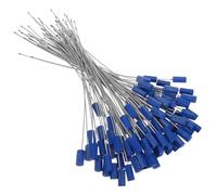 VILLFUL 100pcs Stainless Steel Security Cable Seals for Trucks Water Meters Anti-Tamper Self-Locking Shipping Wire Tags with Reinforced Theft Deterrent