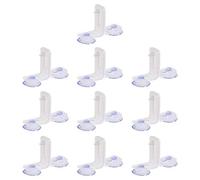 VILLFUL 10PCS Aquarium Divider Clip Durable Acrylic Fish Tank Isolation Plate Clamp with Suction Cups Versatile Holder for Temporary Tool Storage for Breeding and Separation