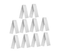 VILLFUL 10pcs Aquarium Filter Sponge Pads White High-density Thick Bio-filter Media for Fish Tank Fountain Reusable Replacement Cotton Thick