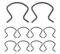 VILLFUL 10pcs Car Clips for Car Door Window Handle Replacement Metal Retaining Clips with Sl lack Design Secure and Easy to Install for Window Crank Retainer