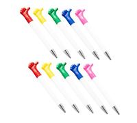 VILLFUL 10pcs Cartoon Hand Gesture Ballpoint Pens Ink Creative Thank You Pens for Office Nurses Teachers Valentine Wedding Party