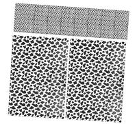 VILLFUL 10pcs Cow Print Wrapping Paper Festival Wrap with Smooth Texture for Party Favors and Candy Packaging Easy to Cut and Store Black and White Animal Design
