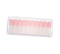 VILLFUL 10Pcs DIY Lip Gloss Tubes Matte Pink Empty Lip Oil Containers Lightweight Cosmetic Vials for Women Travel and Daily Use