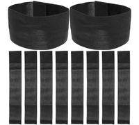 VILLFUL 10pcs Elastic Mourning Armbands for Funeral Memorials Black Prayer Bands Soccer Basketball Respect and Grief Expression