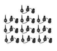 VILLFUL 10pcs Electric Inflator with Inflatable Pump Adapter and Air Pump Nozzle for Inflatables and Vacuum Compression Bags, Portable Rubber Air Compressor Nozzles Suitable for Home